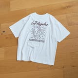 OFF WHITE | I LOVE LA マップデザイン バックプリントTシャツ | coen【women】