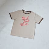 BEIGE | I LOVE LA プリント ヴィンテージライクリンガーTシャツ | coen【women】