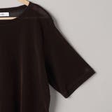 シアーメッシュ フロッキーストライプ半袖Tシャツ | coen【women】 | 詳細画像22 