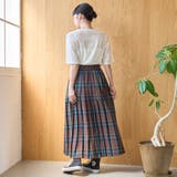 シアーメッシュ フロッキーストライプ半袖Tシャツ | coen【women】 | 詳細画像3 