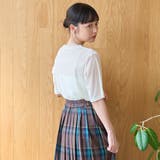 シアーメッシュ フロッキーストライプ半袖Tシャツ | coen【women】 | 詳細画像5 