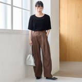 シアーメッシュ フロッキーストライプ半袖Tシャツ | coen【women】 | 詳細画像8 
