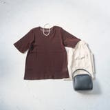 DK.BROWN | シアーメッシュ フロッキーストライプ半袖Tシャツ | coen【women】