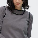 レイヤード風 配色デザインリブタンクトップ | coen【women】 | 詳細画像8 