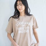 BEIGE | ピグメントロゴアソートコンパクトTシャツ | coen【women】