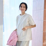 刺繍ハーフスリーブTシャツ | coen【women】 | 詳細画像2
