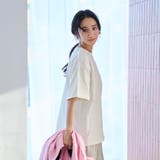 刺繍ハーフスリーブTシャツ | coen【women】 | 詳細画像5