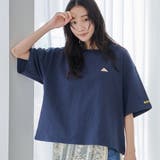 NAVY | KELTY(ケルティ)別注 ワンポイントロゴ 半端袖Tシャツ | coen【women】
