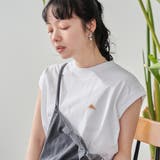 WHITE | KELTY(ケルティ)別注 ワンポイントロゴ ノースリーブTシャツ | coen【women】
