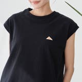 BLACK | KELTY(ケルティ)別注 ワンポイントロゴ ノースリーブTシャツ | coen【women】