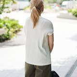 USAコットンワイドリブリピTフレンチスリーブ | coen【women】 | 詳細画像3