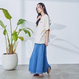 フラワーモチーフバックプリントTシャツ | coen【women】 | 詳細画像13