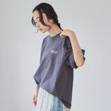 フラワーモチーフバックプリントTシャツ | coen【women】 | 詳細画像15