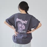 フラワーモチーフバックプリントTシャツ | coen【women】 | 詳細画像17