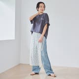 フラワーモチーフバックプリントTシャツ | coen【women】 | 詳細画像19