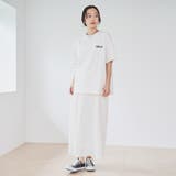 フラワーモチーフバックプリントTシャツ | coen【women】 | 詳細画像5