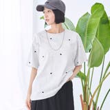NATURAL | SunnySports(サニースポーツ)別注ハート刺繍Tシャツ | coen【women】
