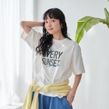 接触冷感ロゴアソートプリントTシャツ | coen【women】 | 詳細画像2