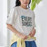 OFF WHITE | 接触冷感ロゴアソートプリントTシャツ | coen【women】