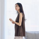 【WELLTECT】 USAコットンタックノースリーブTシャツ | coen【women】 | 詳細画像12 