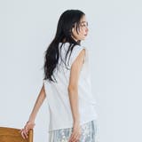 【WELLTECT】 USAコットンタックノースリーブTシャツ | coen【women】 | 詳細画像4 