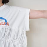 布帛ドッキングコットンロゴプリントT | coen【women】 | 詳細画像31