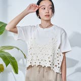 OFF WHITE | 【セットアイテム】 クロシェキャミセットT | coen【women】