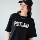 【接触冷感】カレッジロゴプリントTシャツ | coen【women】 | 詳細画像1