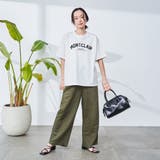 【接触冷感】カレッジロゴプリントTシャツ | coen【women】 | 詳細画像7