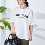 OFF WHITE | 【接触冷感】カレッジロゴプリントTシャツ | coen【women】