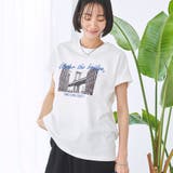 OFF WHITE | 【接触冷感】フォトプリントフレンチT | coen【women】