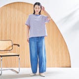 コットンレトロボーダー半袖シャツ | coen【women】 | 詳細画像12 