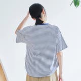 コットンレトロボーダー半袖シャツ | coen【women】 | 詳細画像21 