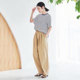 コットンレトロボーダー半袖シャツ | coen【women】 | 詳細画像22 