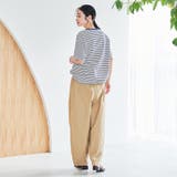 コットンレトロボーダー半袖シャツ | coen【women】 | 詳細画像23 