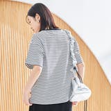 コットンレトロボーダー半袖シャツ | coen【women】 | 詳細画像4 