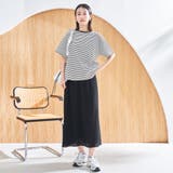 コットンレトロボーダー半袖シャツ | coen【women】 | 詳細画像5 