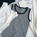 ハートモチーフリブ刺繍タンクトップ | coen【women】 | 詳細画像1 