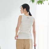 ハートモチーフリブ刺繍タンクトップ | coen【women】 | 詳細画像15 