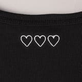 ハートモチーフリブ刺繍タンクトップ | coen【women】 | 詳細画像21 