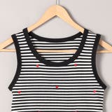 ハートモチーフリブ刺繍タンクトップ | coen【women】 | 詳細画像24 