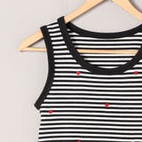 ハートモチーフリブ刺繍タンクトップ | coen【women】 | 詳細画像25 