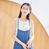 ハートモチーフリブ刺繍タンクトップ | coen【women】 | 詳細画像8 