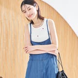 OFF WHITE | ハートモチーフリブ刺繍タンクトップ | coen【women】