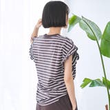 ボーダーフリルカットソー | coen【women】 | 詳細画像10