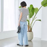 ボーダーフリルカットソー | coen【women】 | 詳細画像6