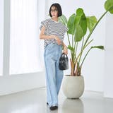 ボーダーフリルカットソー | coen【women】 | 詳細画像7