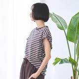 ボーダーフリルカットソー | coen【women】 | 詳細画像9