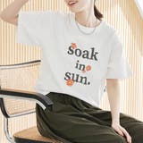 OFF WHITE | 【スザンヌさんコラボ】Suuフラワーロゴ プリントT | coen【women】