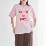 LT.PINK | 【スザンヌさんコラボ】Suuフラワーロゴ プリントT | coen【women】